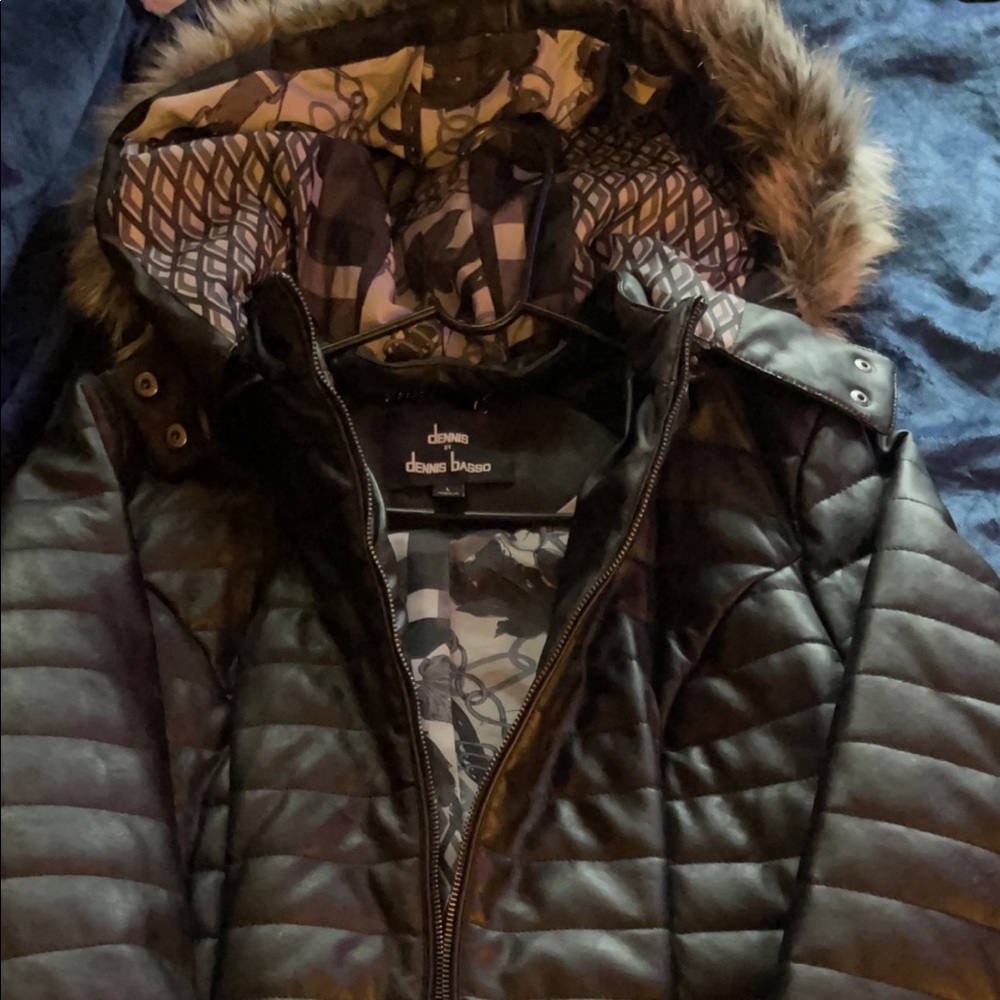 All Black heavy leather Jacket